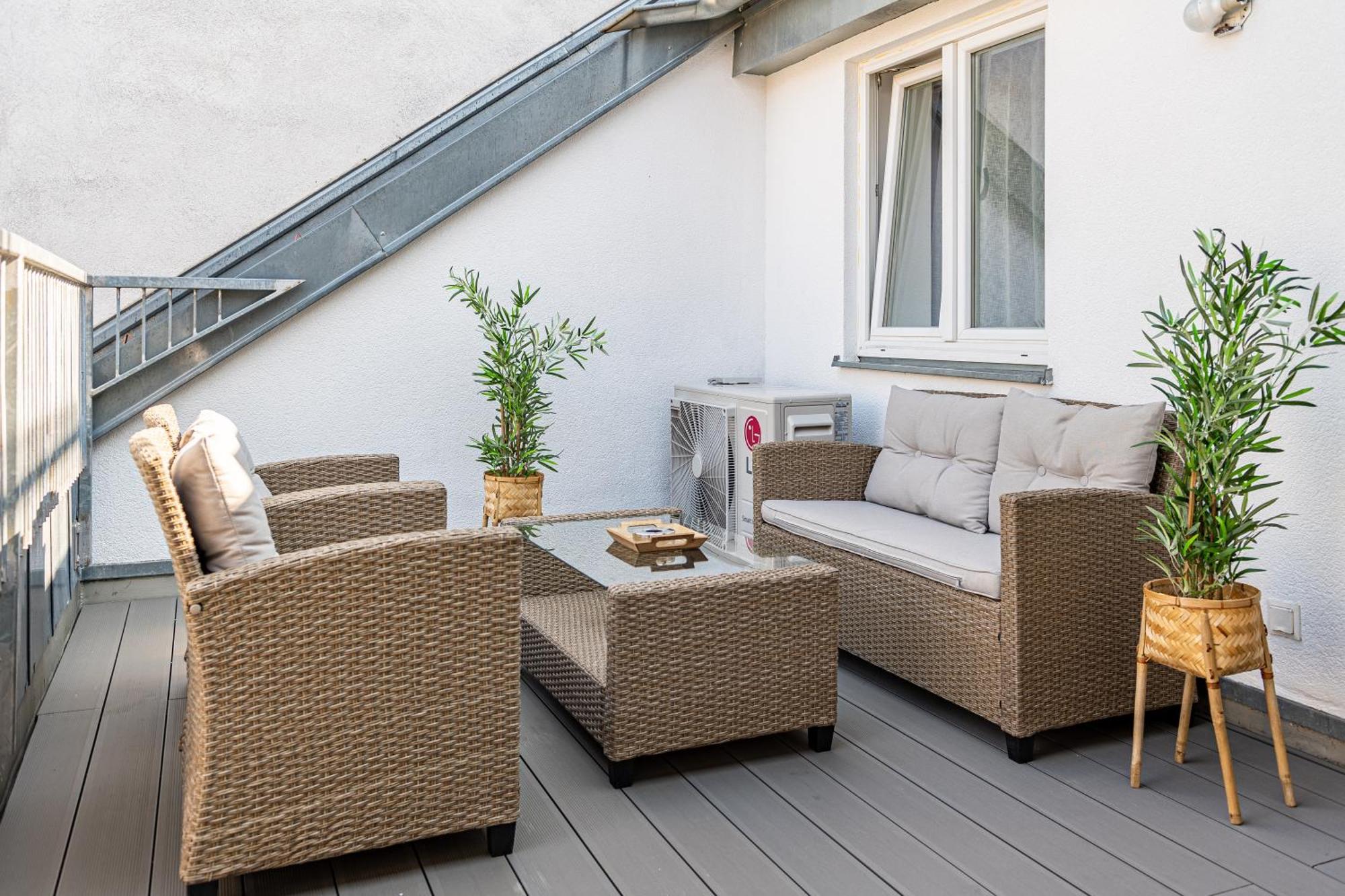 Apartment With Balcony Near Augarten Vienne Extérieur photo