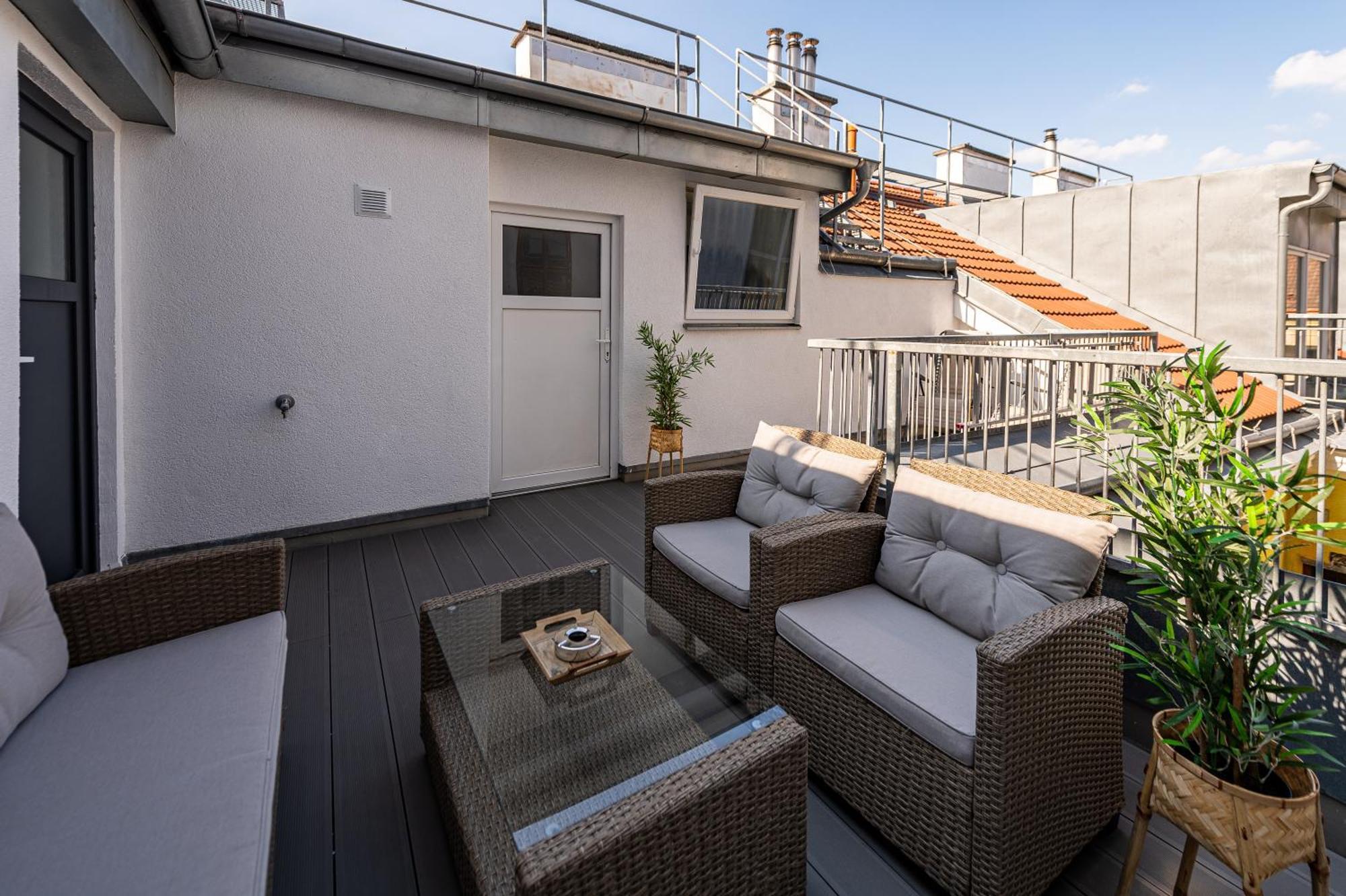 Apartment With Balcony Near Augarten Vienne Extérieur photo