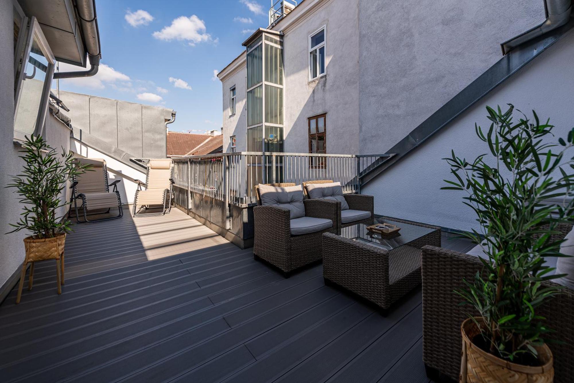 Apartment With Balcony Near Augarten Vienne Extérieur photo